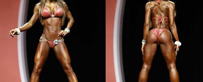 Nathalia Melo prima classificata al Bikini Olympia 2012