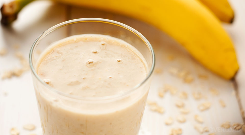Le proteine in polvere : shake alla banana con proteine in polvere