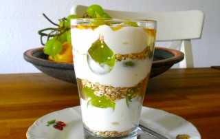 Mousse di albumi e avena