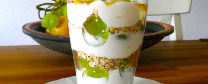Mousse di albumi e avena