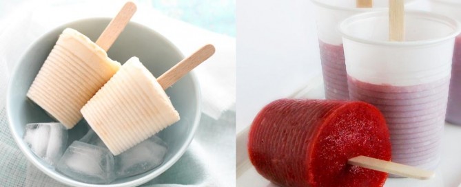 Ghiacciolo biologico di yogurt