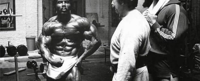L'era d'oro del Bodybuilding: Nella foto Robby Robinson, Joe Weider e Lou Ferrigno