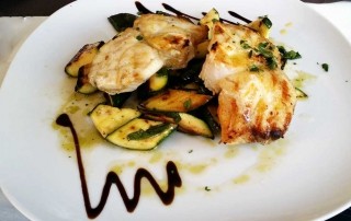 Rana Pescatrice con zucchine