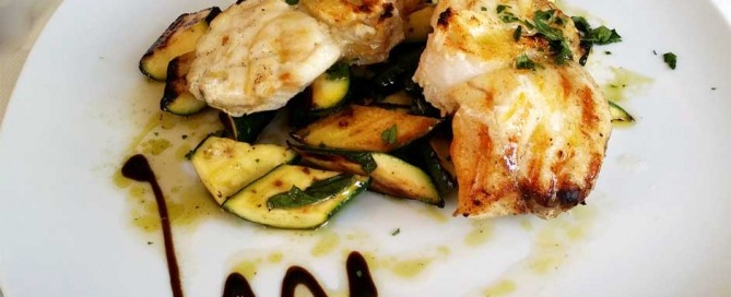 Rana Pescatrice con zucchine